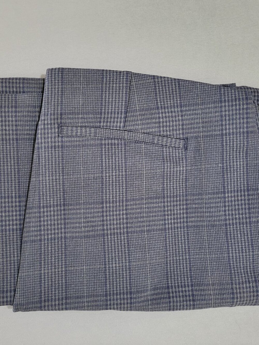Old Navy Women's XXL Gray Plaid Pull On High-Rise Waist Wide Leg Comfort Pants.